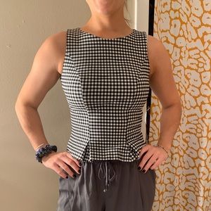 Suzy shier checkered top. Great material